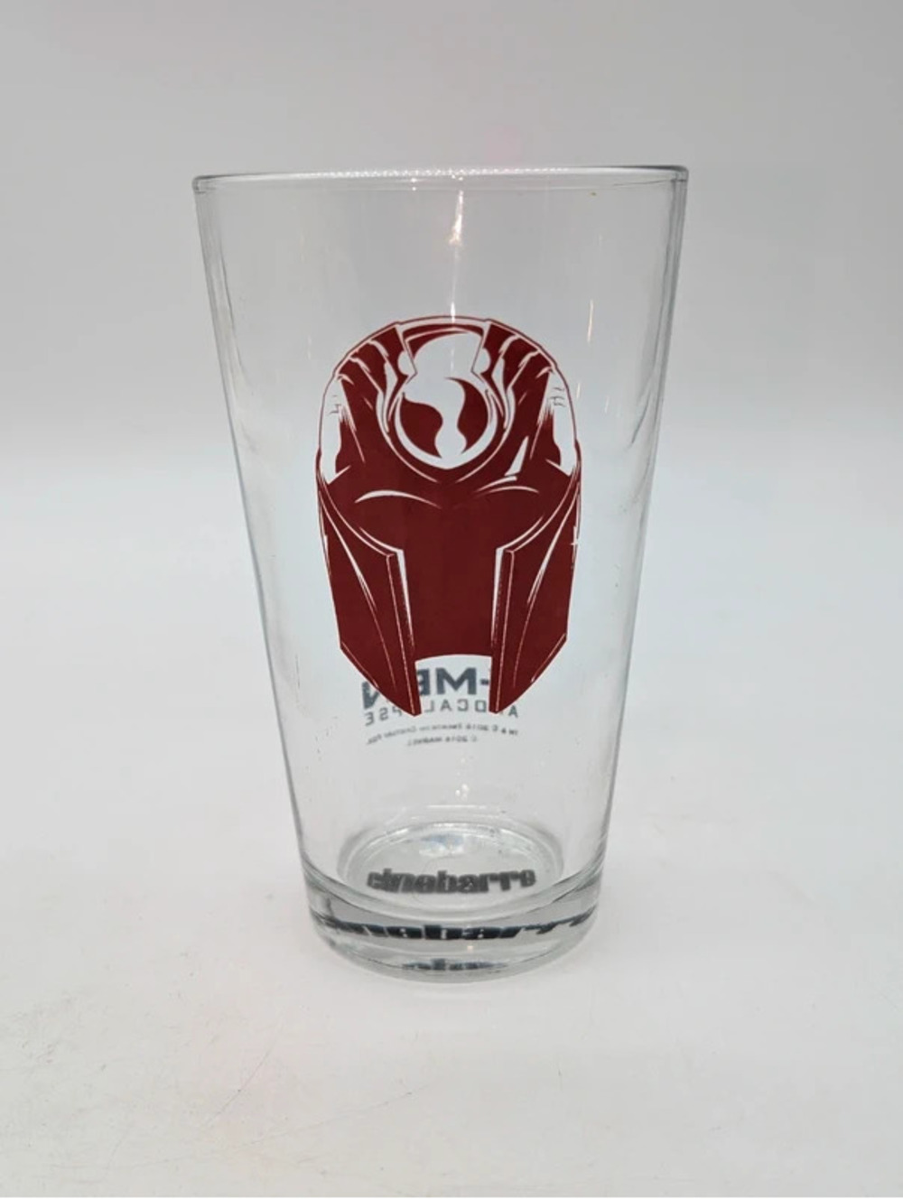 Marvel X-Men Apocalypse Cinebarre Promo Pint Glass Magneto 2016